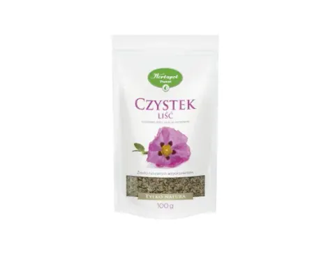 CZYSTEK LIŚĆ, zioła, 100 g