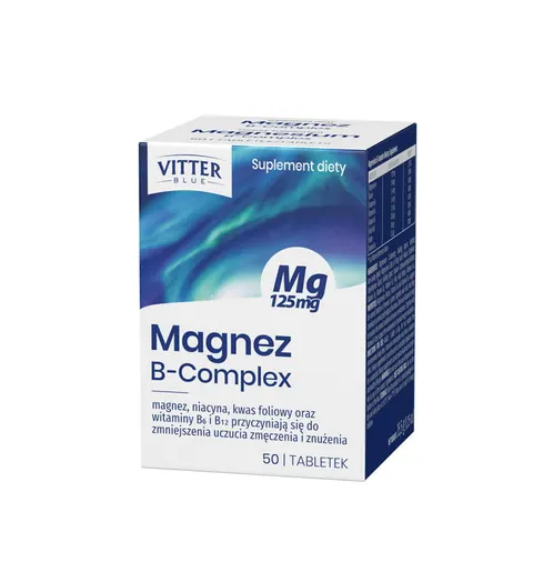 VITTER BLUE MAGNEZ B-COMPLEX, tabletki, 50 szt.