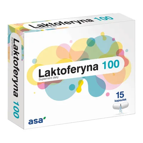 LAKTOFERYNA 100, kapsułki, 15 szt.
