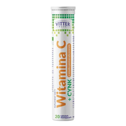 VITTER BLUE WITAMINA C + CYNK, tabletki musujące, 20 szt.