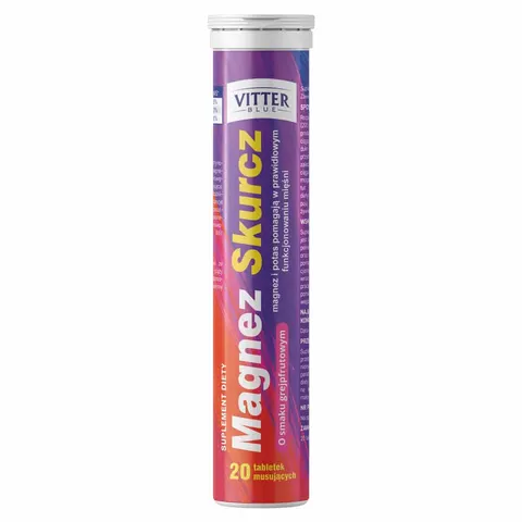 VITTER BLUE MAGNEZ SKURCZ, tabletki musujące, 20 szt.