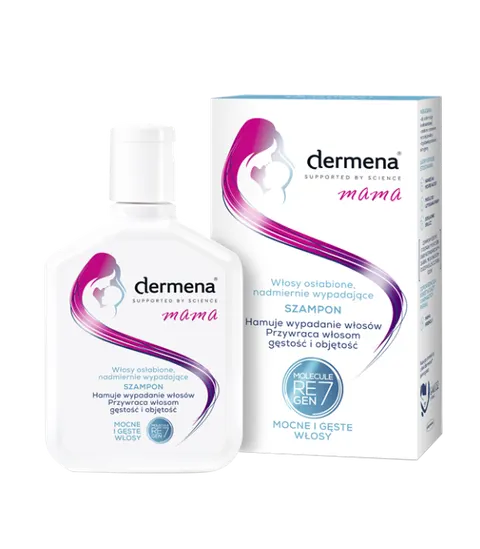 DERMENA MAMA, szampon do włosów osłabionych, nadmiernie wypadających, 200 ml
