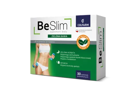 BE SLIM ZIELONA KAWA, tabletki powlekane, 30 szt.