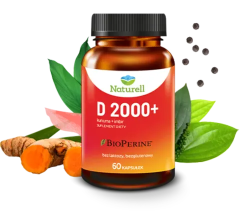 NATURELL D 2000, kapsułki, 60 szt.