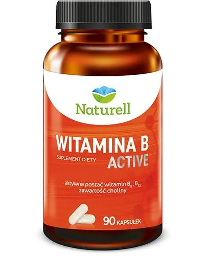 NATURELL WITAMINA B ACTIVE, kapsułki, 90 szt.