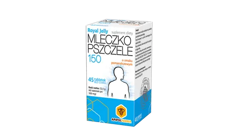 ROYAL JELLY, mleczko pszczele 150, tabletki do ssania, 45 szt.