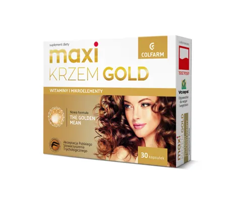 MAXI KRZEM GOLD, kapsułki, 60 szt.