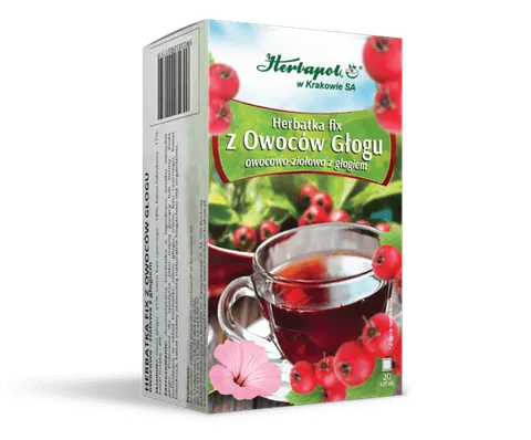 HERBATKA FIX Z OWOCÓW GŁOGU, torebki, 3 g, 20 szt.