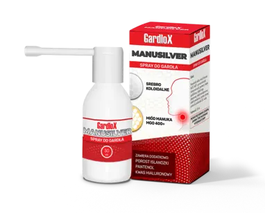 GARDLOX MANUSILVER, spray do gardła, 30 ml
