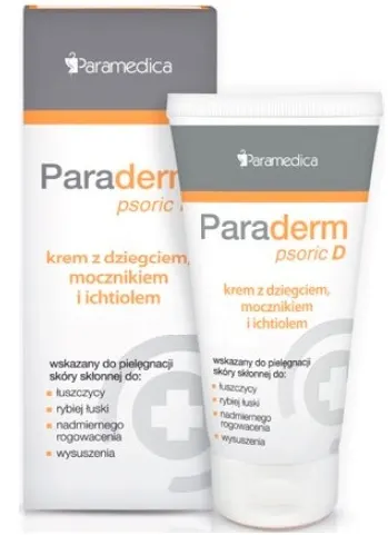 PARADERM PSORIC D, krem, 85 g