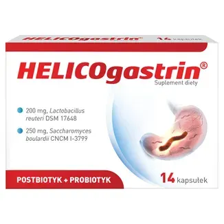 HELICOGASTRIN, kapsułki, 14 szt.