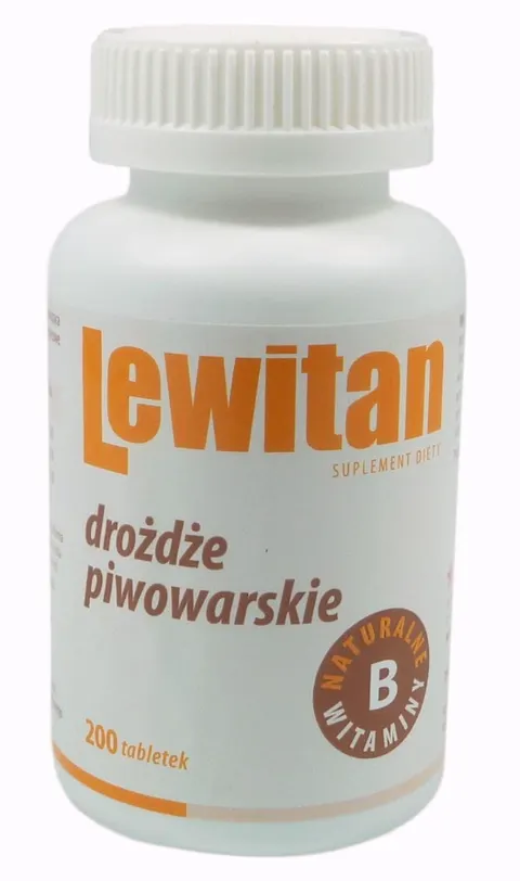 LEWITAN DROŻDŻE PIWOWARSKIE, tabletki, 200 szt.