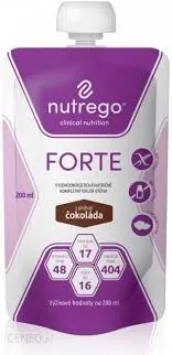 NUTREGO FORTE CZEKOLADA, dieta wysokokaloryczna, płyn, 200 ml, 1 szt.