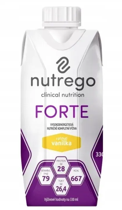 NUTREGO FORTE WANILIA, dieta wysokokaloryczna, płyn, 330 ml, 1 szt.
