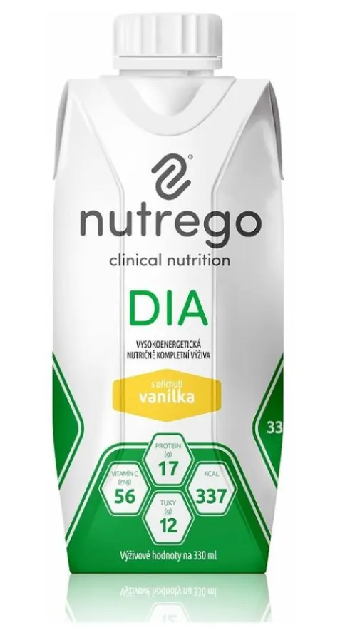 NUTREGO DIA WANILIA, dieta dla chorych na cukrzycę, płyn, 330 ml, 1 szt.