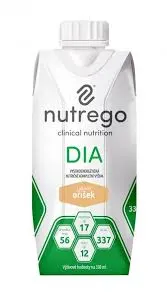 NUTREGO DIA ORZECH, dieta dla chorych na cukrzycę, płyn, 330 ml, 1 szt.