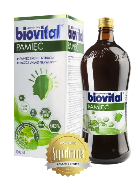 BIOVITAL PAMIĘĆ, płyn, 1000 ml