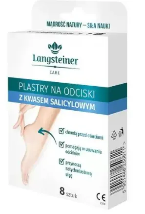 PLASTER NA ODCISKI Z KWASEM SALICYLOWYM, 8 szt.