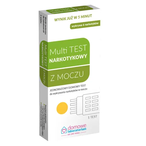 TEST MULTI, test narkotykowy z moczu, 1 szt.