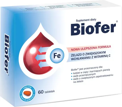 BIOFER, tabletki, 60 szt.