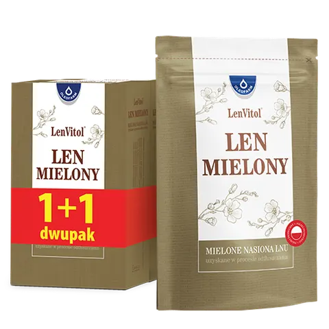 LENVITOL LEN MIELONY, 2 opakowania, 200 g + 200 g