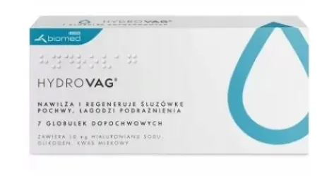 HYDROVAG, globulki dopochwowe, 7 szt.