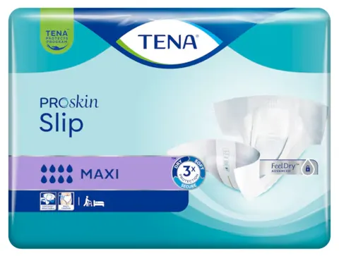 TENA SLIP PROSKIN MAXI, pieluchomajtki, rozmiar L, 10 szt.