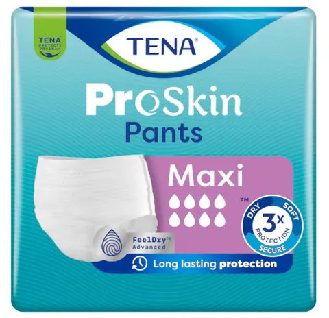 TENA PANTS PROSKIN MAXI, majtki chłonne, rozmiar XL, 10 szt.