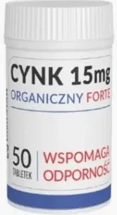 CYNK 15 MG FORTE ORGANICZNY, tabletki, 50 szt.