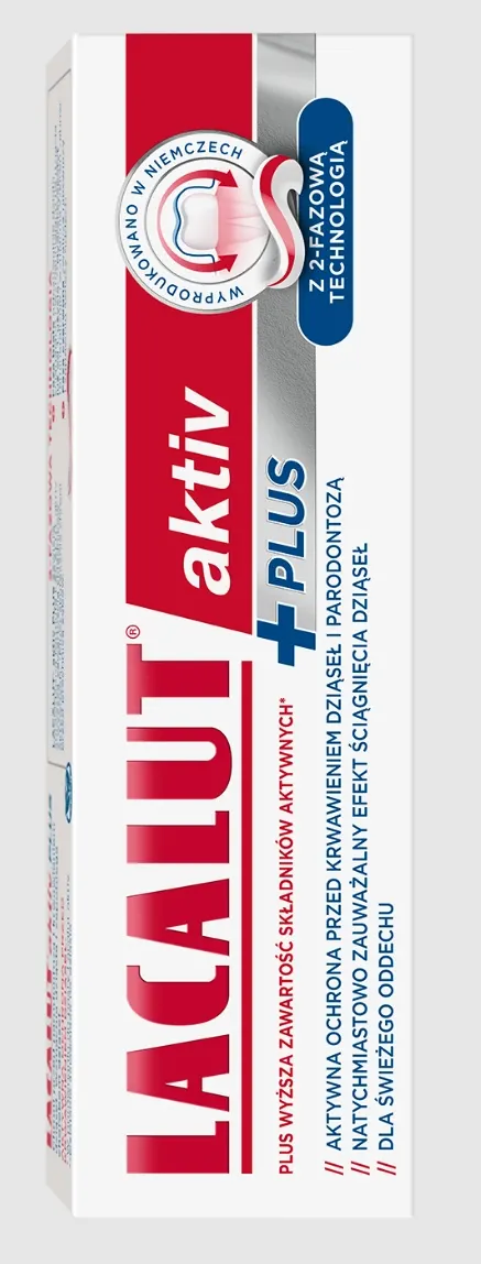 LACALUT AKTIV PLUS, pasta do zębów, 75 ml