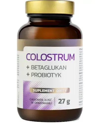 COLOSTRUM + Betaglukan + Probiotyk, kapsułki 60 szt.