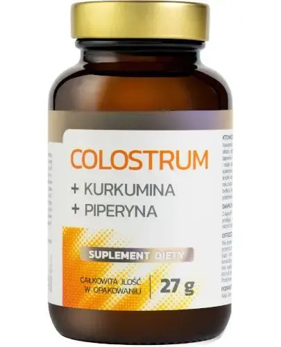 COLOSTRUM + Kurkumina + Piperyna, kapsułki 60 szt