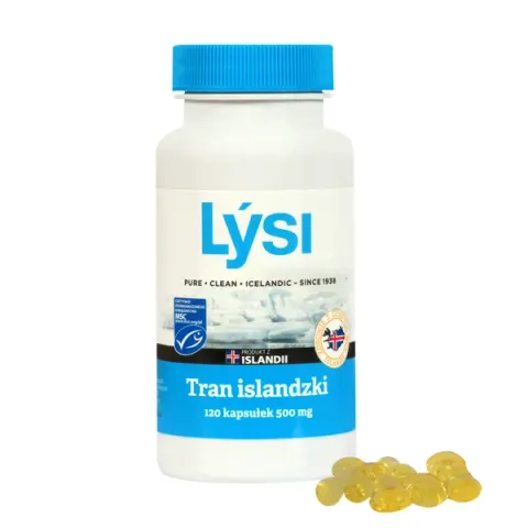 LYSI, tran islandzki 500 mg, kapsułki, 120 szt.