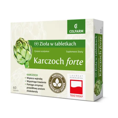 KARCZOCH FORTE, tabletki powlekane, 60 szt.