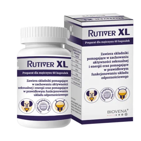 RUTIVER XL, kapsułki, 60 szt