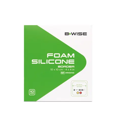 BWISE, Foam Silicone - Border, 10 x 10 cm, 10 szt.