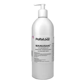 MANUSAN, z pompką, płyn dezynfekujący, 500 ml