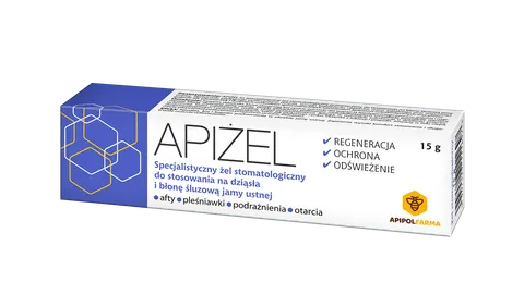 APIŻEL, żel stomatologiczny specjalistyczny, 15 g