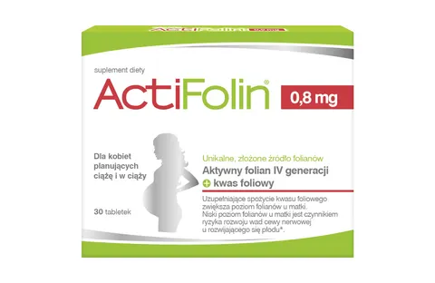 ACTIFOLIN, 0,8 mg, tabletki powlekane 90 szt