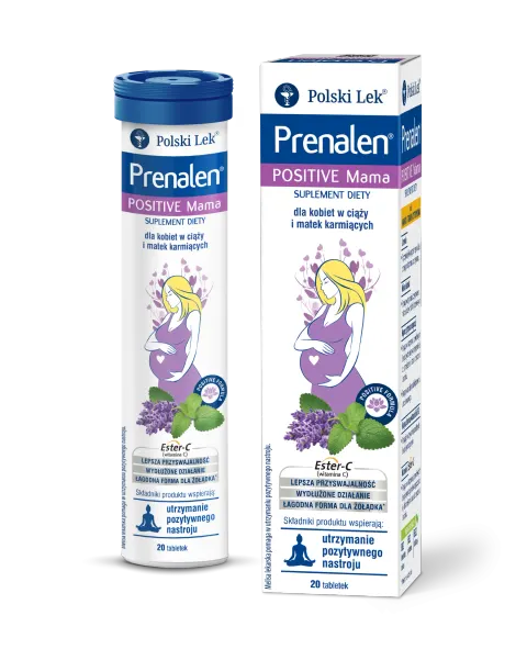 PRENALEN POSITIVE MAMA, tabletki musujące 20 sztuk