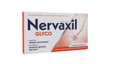 NERVAXIL GLYCO, tabletki powlekane 30 szt
