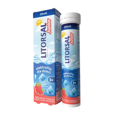 LITORSAL ZDROVIT JUNIOR, tabletki musujące, 20 szt.