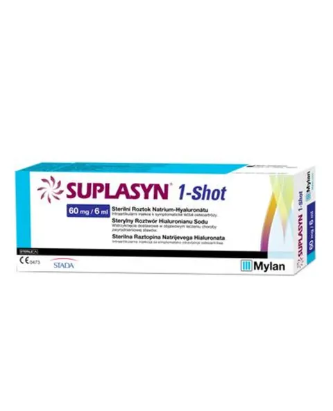 SUPLASYN 1-SHOT, roztwór do wstrzykiwań, 0,06 G/6ML, 1 ampułkostrzykawka