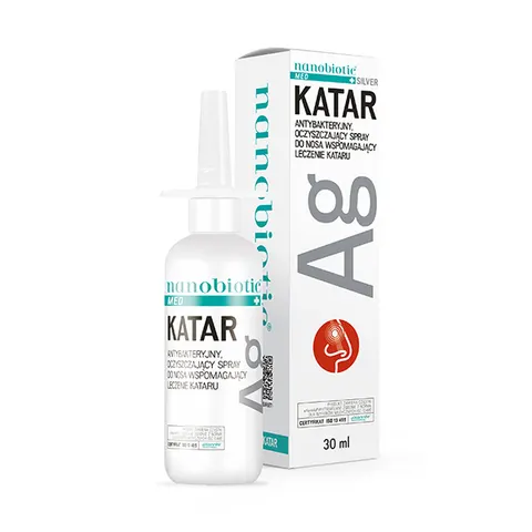 NANOBIOTIC MED SILVER katar, spray do nosa, 30 ml