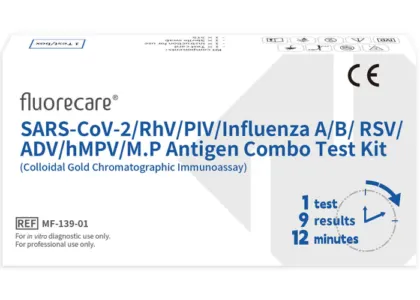 Test Combo 9 W 1, SARS-COV-2/RHV/PIV/INFLUENZA A+B/RSV/ADV/HMPV/M.P ANTYGEN, 1 szt.