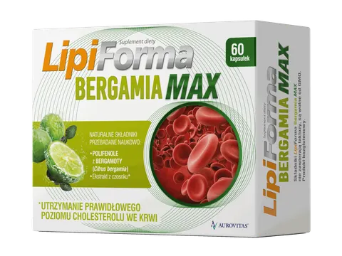 LIPIFORMA BERGAMIA MAX, kapsułki, 60 szt.