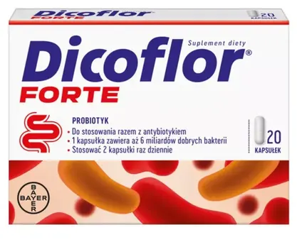 DICOFLOR FORTE, kapsułki, 20 szt.