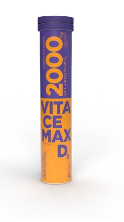 VITACEMAX D3, tabletki musujące, 20 szt.