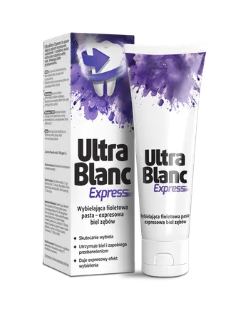 ULTRABLANC EXPRESS, fioletowa wybielająca pasta do zębów, 75 ml