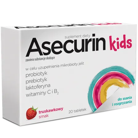 ASECURIN KIDS, tabletki do ssania, 20 szt.